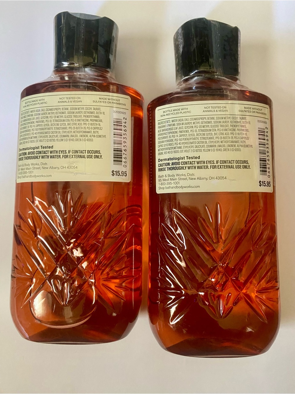 Bath & Body Works Whiskey Toast Men's 3-in-1 Hair Face & Body Wash - Amber Brown - Picture 2 of 2